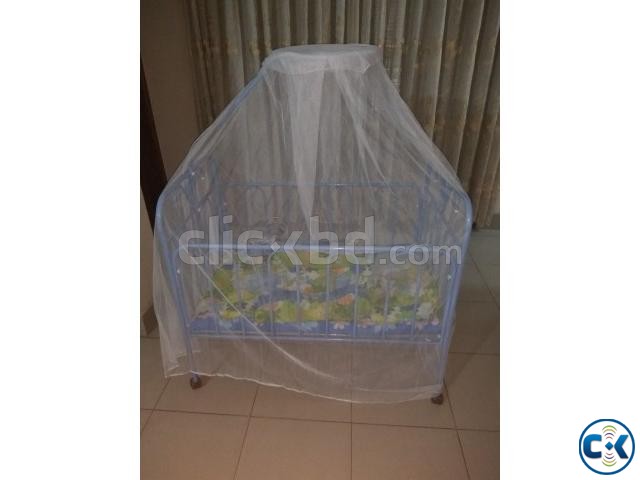 Baby Cot with Bedding and Mosquito Net large image 0