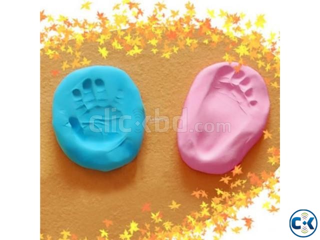 Baby Care Soft Clay Handprint Footprint Memorial Gift large image 0