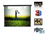 84 x 84 Matte White Manual Wall Mounted Projection Screen