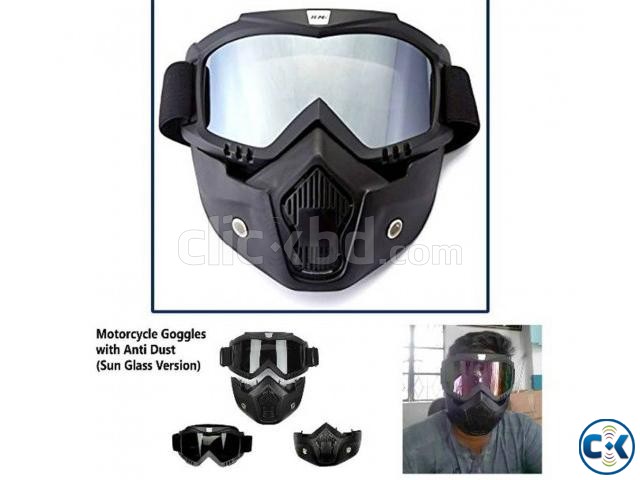 Motorcycle Goggles with Anti Dust large image 0