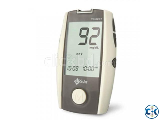 URight Blood Glucose Monitoring Machine Model TD- 4267  large image 0