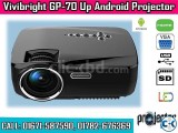 Vivibright GP70-UP 1200 Lumen Android WiFi TV Projector