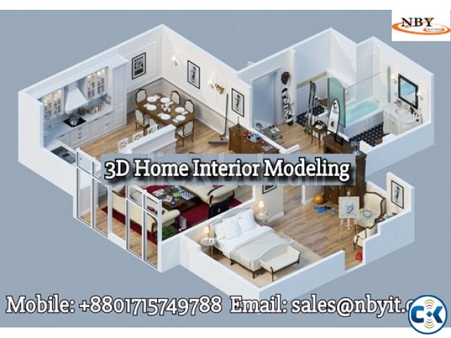 3D Home Interior Modeling Studio Dhaka Bangladesh large image 0