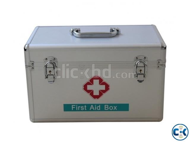 Stainless Steel hotel Office Medical First-Aid Box large image 0