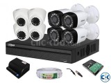 CCTV Package Dahua 4CH DVR 4 Pcs Camera 1TB HDD