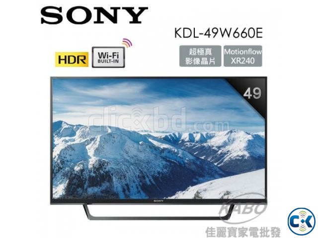 SONY BRAVIA W660E 49 FULL HD SMART LED TV large image 0
