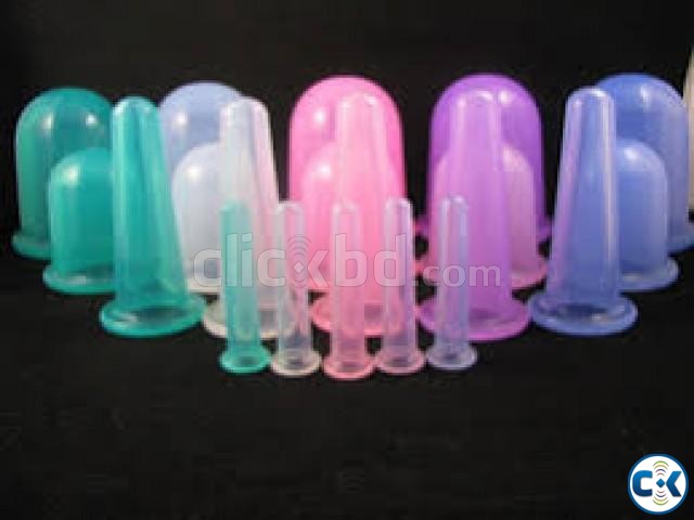 FACIAL Silicon Cupping Set large image 0