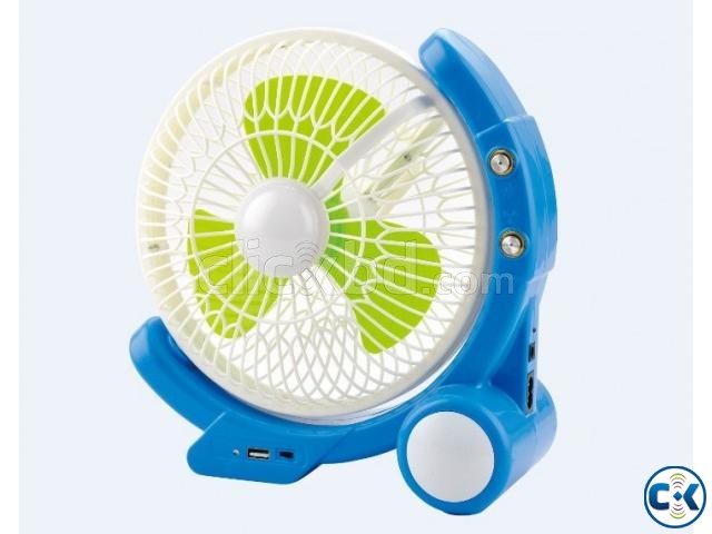 Fan usb charger led emergency light with fan 5870 large image 0