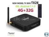 Tanix TX28 Android 7.1 4GB RAM 32GB ROM 2.4 5G WiFi