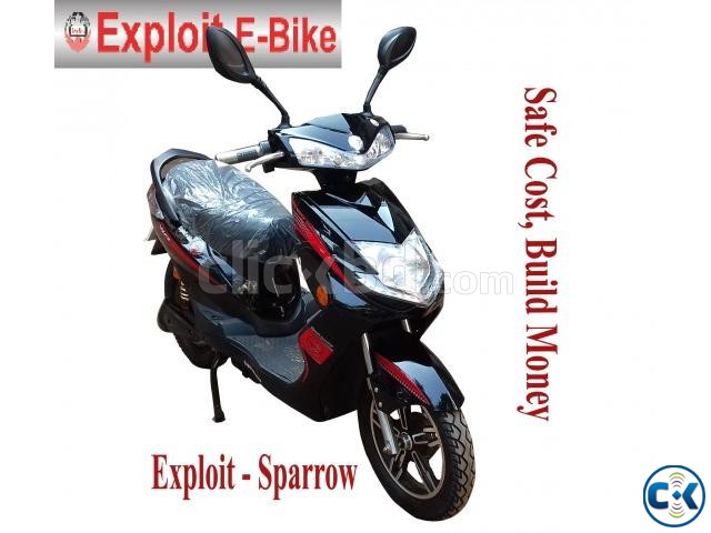 Battery Operated two wheeler - Exploit-Sparrow Black large image 0