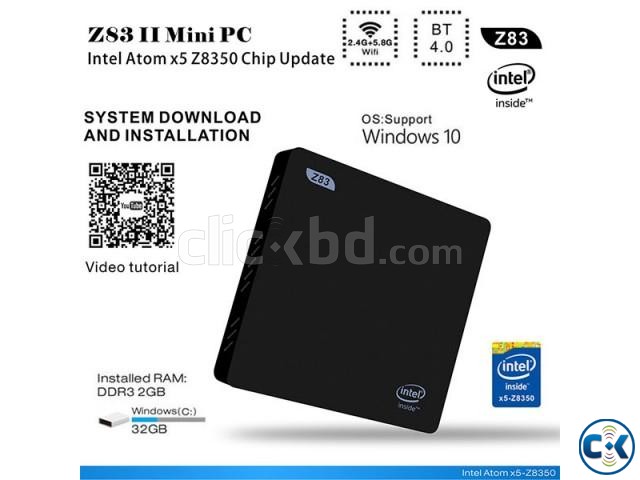 Z83II Intel Atom x5-Z8350 64bit Win10 Mini PC 2GB DDR3 RAM U large image 0