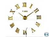 Very Gorgeous GOLDEN Mirror Fasion Big Wall clock