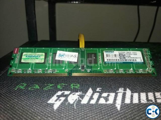 4GB DDR3 1333BUS RAM 6MONTH USE large image 0