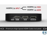 Small image 1 of 5 for Egreat H10 4K UHD Audio Video HDMI Hi-Quality Splitter | ClickBD