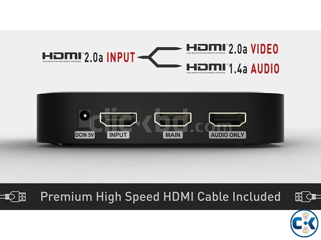 Egreat H10 4K UHD Audio Video HDMI Hi-Quality Splitter large image 0