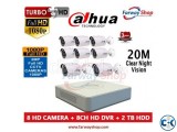 Dahua 4 Port DVR 2MP CCTV Camera Setup