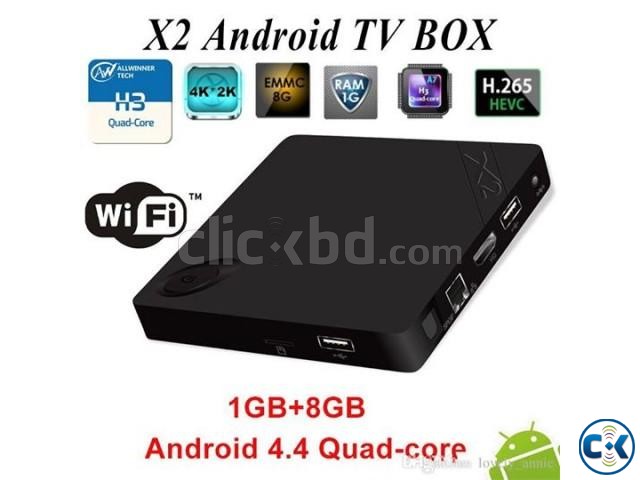 TX2 Quad Core 2GB RAM 16GB ROM 4K Android TV Box large image 0