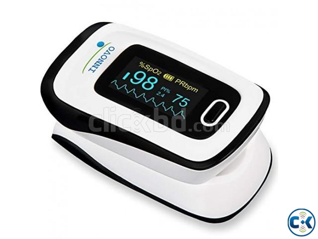 Innovo Deluxe Fingertip Pulse Oximeter with Plethysmograph large image 0
