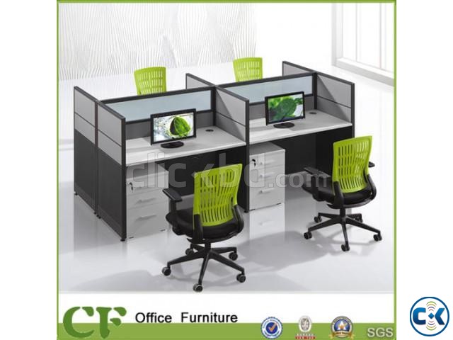 workstation and office furniture cubicle desk 4 desk  large image 0