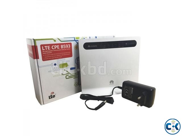 4G CPE Router huawei B593 B593u LTE TDD 2300MHz 2600MHz large image 0