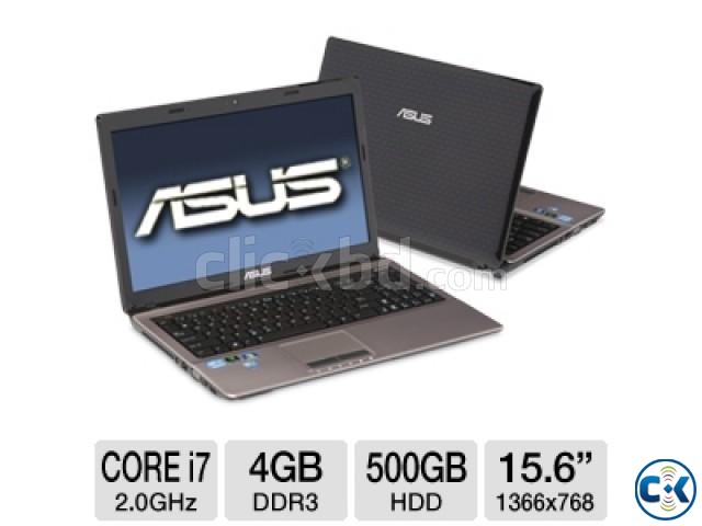 Asus Core i7 Laptop 4GB Ram 640GB HDD NVIDIA Dedicated Graph large image 0