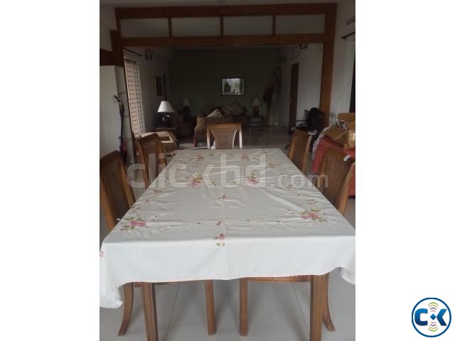dining table with six chairs large image 0
