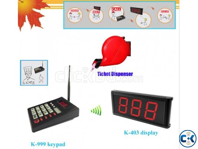 Queue calling system simple ticket dispenser in dhaka large image 0