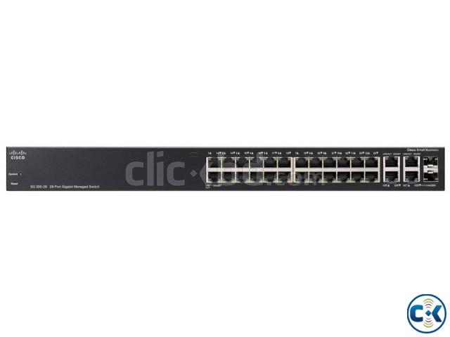 Cisco SG300-28 28-Port Gigabit Managed Switch large image 0