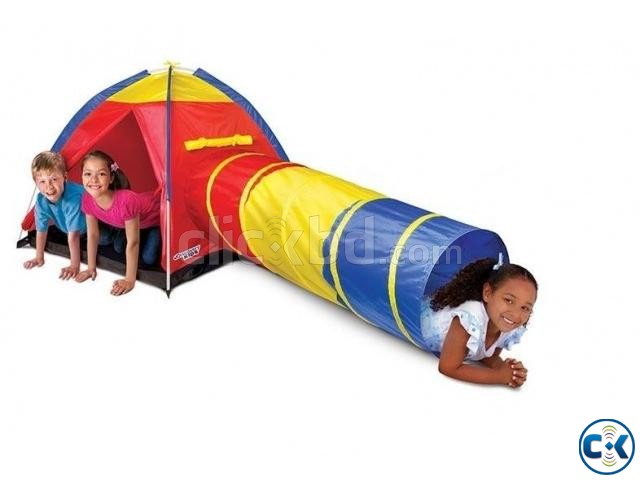 Discovery Kids Adventure Play Tent with Tunnel large image 0