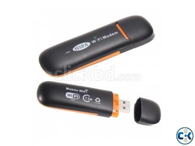 GSM 3G WiFi Modem For Any Device - Black large image 0