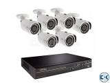 Six 6 Channel CCTV with Necessary Accessories