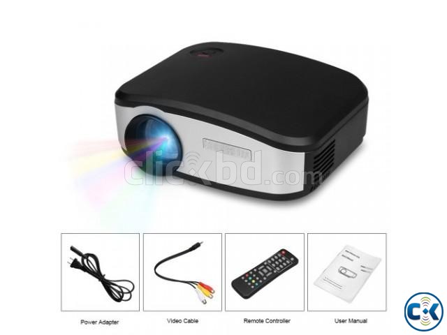 CHEERLUX C6 TV Projector Portable LED large image 0