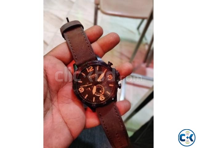 Fossil Nate Blacktone Brown Leather large image 0