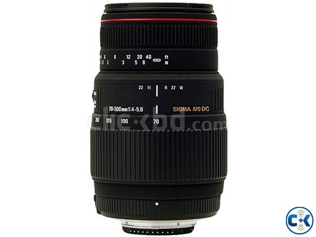 Sigma 70-300mm f 4-5.6 DG Macro Lens for Canon EOS large image 0