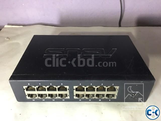 ASUS GigaX 1016D - switch - 16 ports - desktop Series large image 0