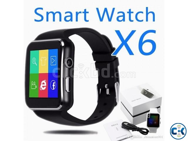 X6 Smart Mobile Watch Phone Carve Display large image 0
