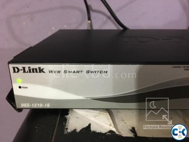 D-link dgs-1210 16 port gigabit smart switch 4sfp port large image 0
