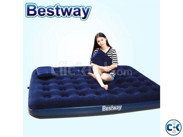 Bestway Double Air Bed with 2 Pillow large image 0