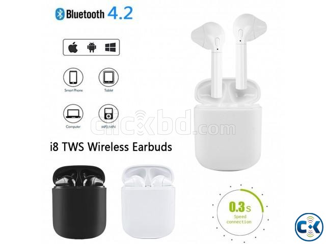 i8-TWS Earbuds Wireless Bluetooth Earphones Headphones large image 0