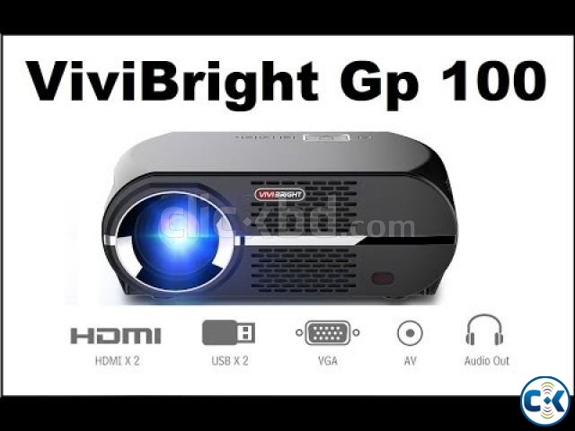 Vivibright GP100 Multimedia Projector 3D HD Projector NEW large image 0