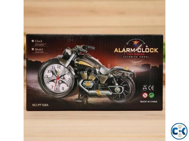 Autobike design alarm clock large image 0