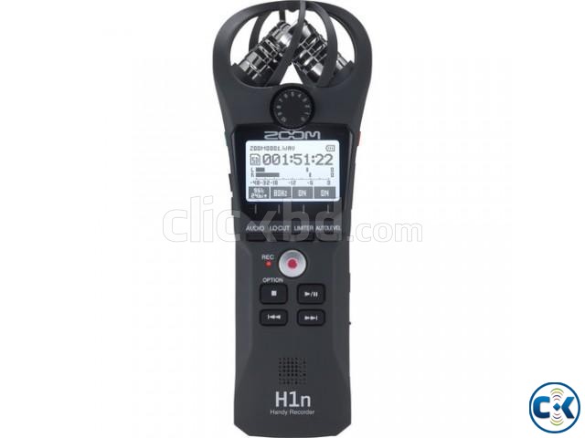 Zoom H1n Digital Handy Sound Recorder - Black large image 0