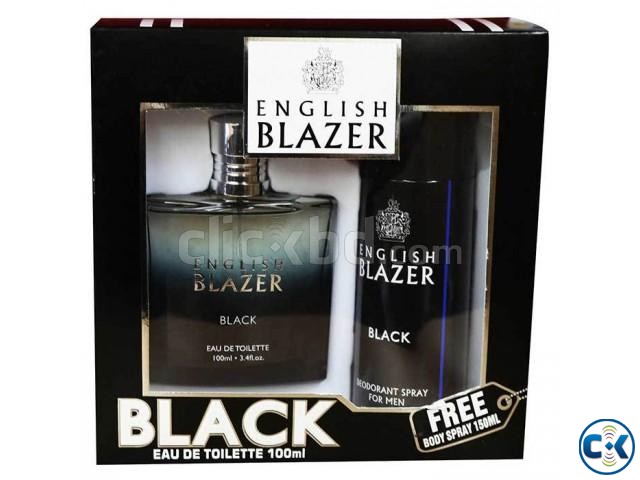 English Blazer Black Gift Set For Men 100 ml 150 ml  large image 0