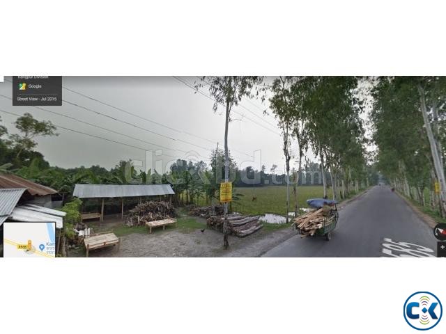 Road side land 17 acre for sale at dhaka-dinajpur highway large image 0
