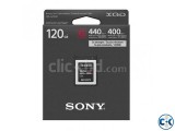 Sony 120GB G Series 440Mb s High Speed XQD Memory Card
