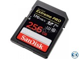SanDisk 256GB 170mb s Extreme PRO High Speed 4k Memory Card