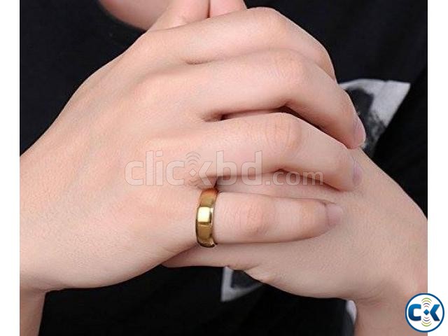Gold Plated Finger Ring for Men large image 0