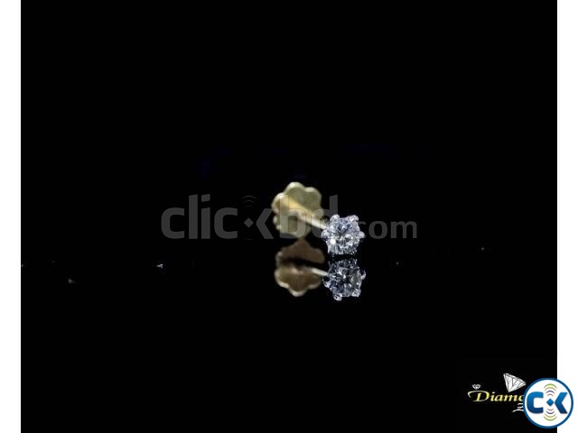 One Stone Diamond Nose Pin large image 0