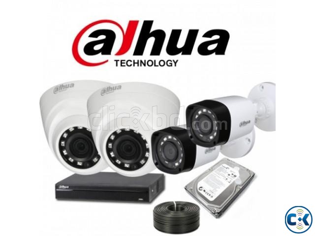 Dahua 1080p 2mp 4 CCTV Cameras Night Vision 4Channel DVR large image 0