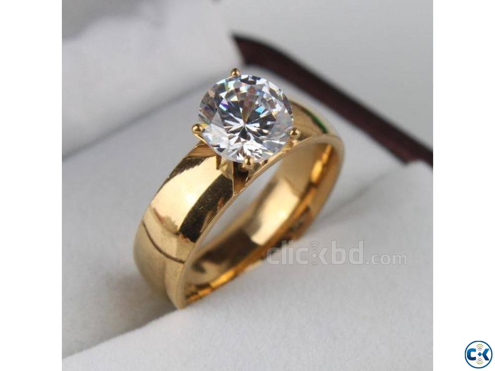 Rose Gold Plated finger Ring for woman large image 0